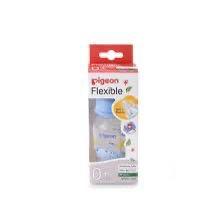 Kido Buzz® Original Pigeon Flexible Baby Feeding Bottle – BPA Free Feeder for Newborn Boys & Girls