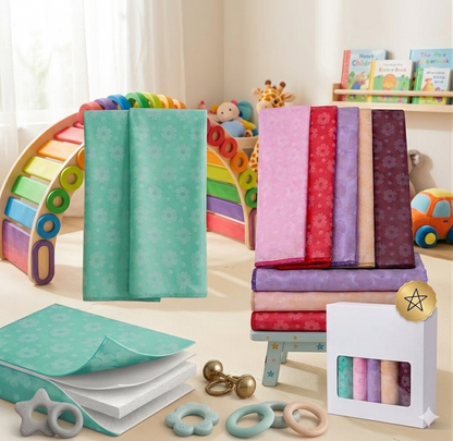 Kido Buzz® Kids Plastic Sheets | Waterproof Baby & Toddler Crib Mattress Protector