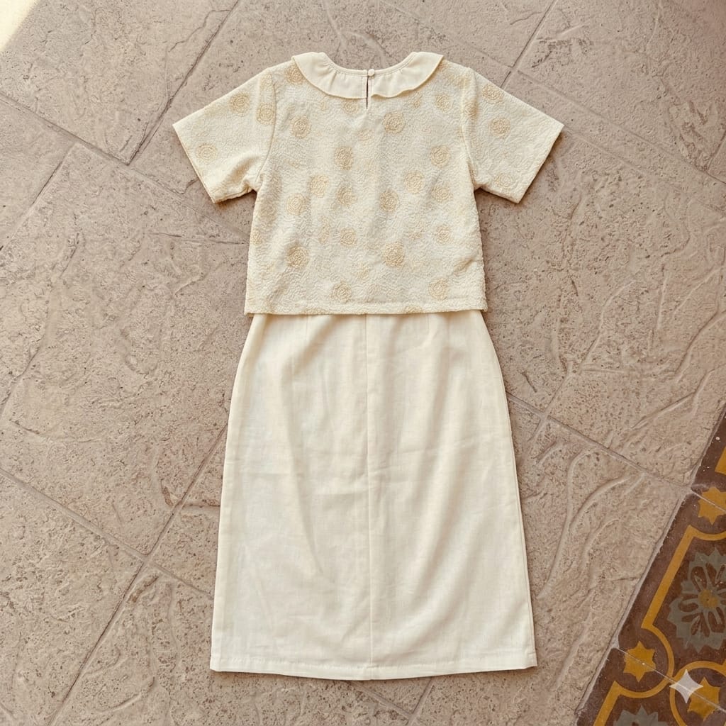 Kido Buzz® Girls Blouse Dress for Kids – Cute Party Wear & Casual Cotton Outfit