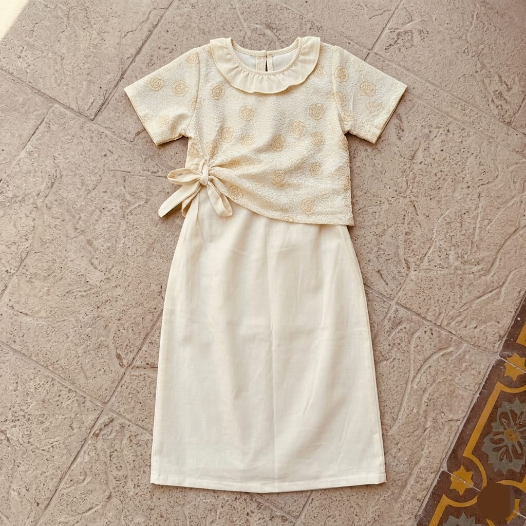 Kido Buzz® Girls Blouse Dress for Kids – Cute Party Wear & Casual Cotton Outfit