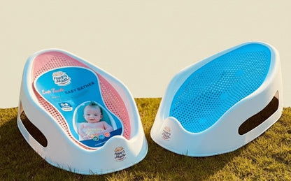 Kido Buzz® Baby Bath Seat for Girls & Boys – New-born & Infant Safe Bath Chair